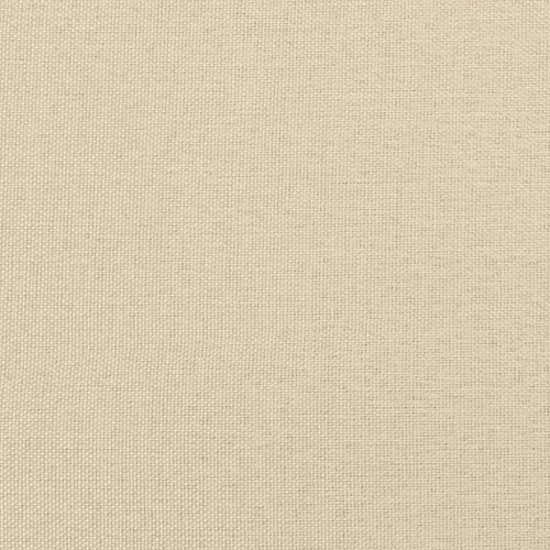 Fauteuil de massage inclinable en tissu crème de vidaXL