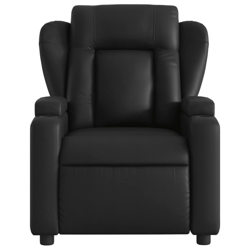 Fauteuil de massage inclinable électrique en similicuir noir vidaXL