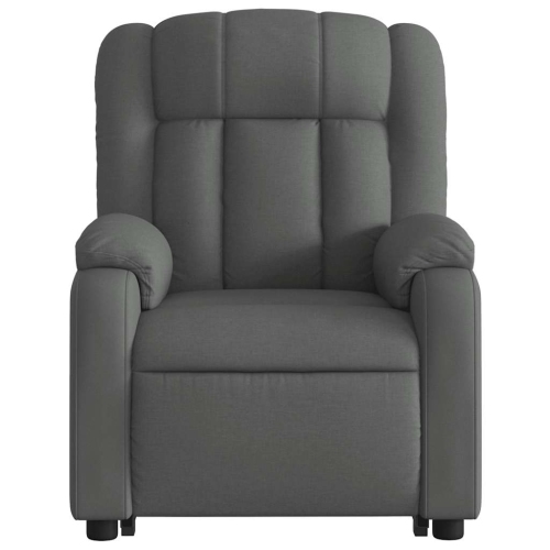 vidaXL Electric Stand up Massage Recliner Chair Dark Grey Fabric