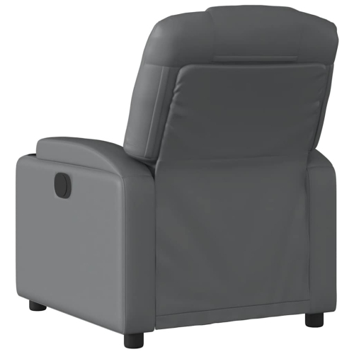 Fauteuil inclinable électrique en similicuir gris vidaXL