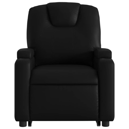 Fauteuil inclinable en similicuir noir VidaXL