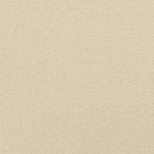 Fauteuil de massage inclinable en tissu crème de vidaXL