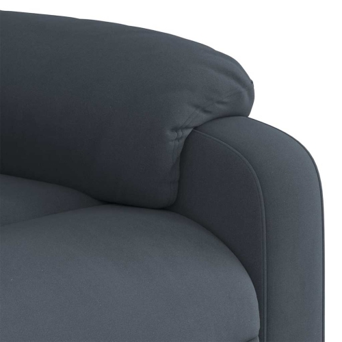 vidaXL Electric Massage Recliner Chair Dark Grey Velvet