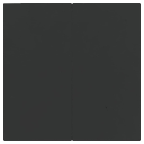 vidaXL 5 Piece Garden Dining Set with Cushions Black and Grey Poly Rattan