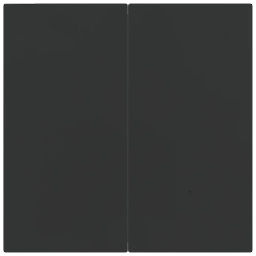 vidaXL 3 Piece Garden Dining Set with Cushions Black and Grey Poly Rattan