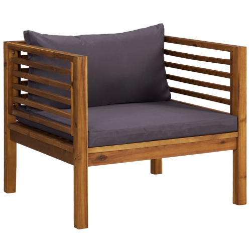 vidaXL 8 Piece Garden Lounge Set with Cushion Solid Acacia Wood