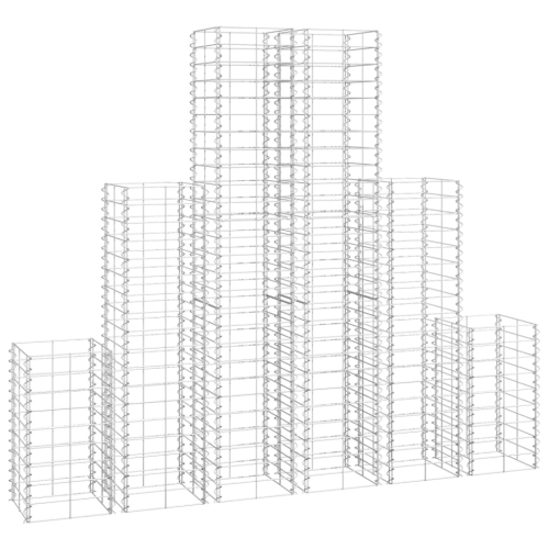 Ensemble de 6 câbles galvanisés pour Gabion de vidaXL