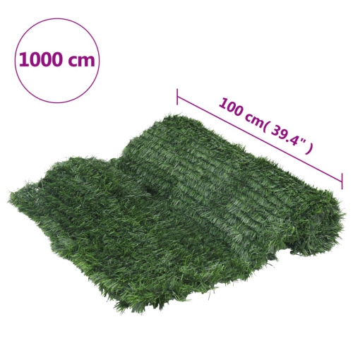 vidaXL Artificial Grass Fence Green 1x10 m
