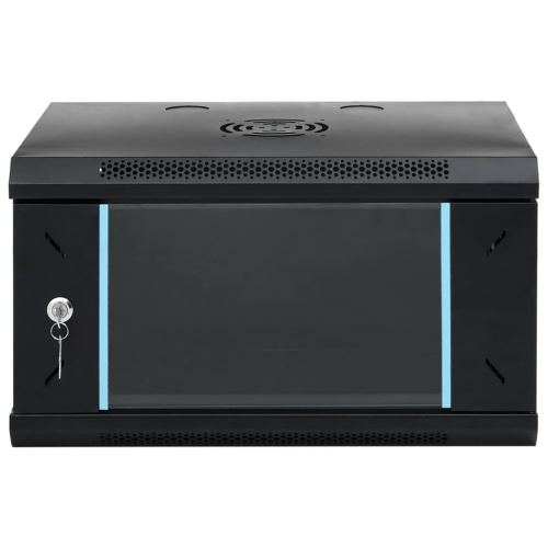 vidaXL 6U Wall Mounted Network Cabinet 19" IP20 53x40x30 cm