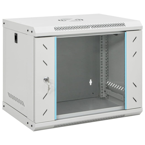 Armoire murale pour réseau 9U de 19 po IP20 53x40 x 45&nbsp;cm de vidaXL