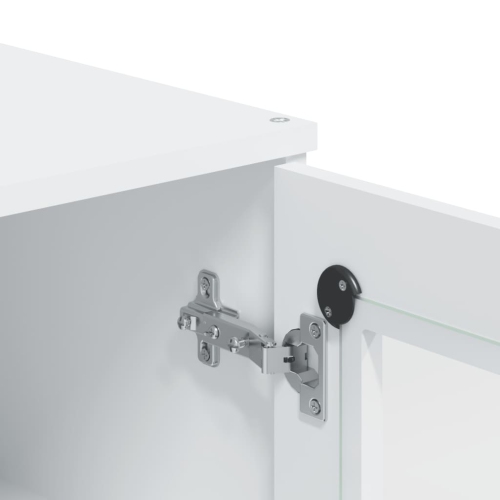 Dessus vidaXL pour planche à Highboard VIKEN bois d'ingénierie blanc