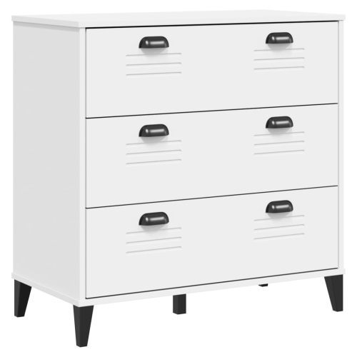 vidaXL Drawer Cabinet VIKEN White Engineered Wood