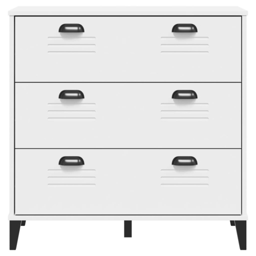vidaXL Drawer Cabinet VIKEN White Engineered Wood