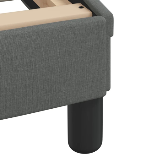 vidaXL Bed Frame "Dover" Dark Grey 100x203 cm Fabric