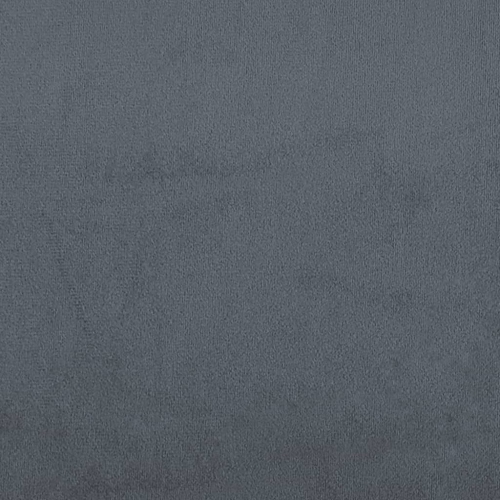 Cadre de lit vidaXL « Dover » en velours 213 cm, gris foncé, 183 feuilles