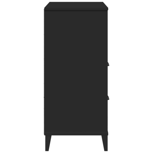 Bibliothèque VIKEN noir 80 x 40 x 40 po 90&nbsp;cm bois d'ingénierie