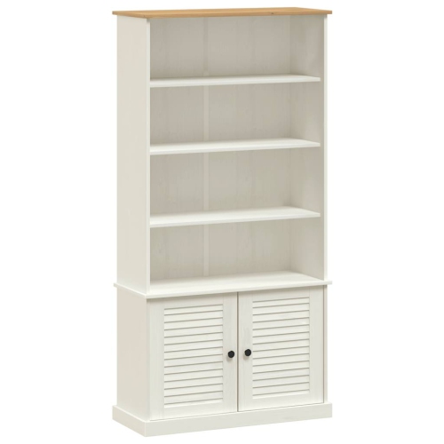 vidaXL Bookcase VIGO White 85x35x170 cm Solid Wood Pine