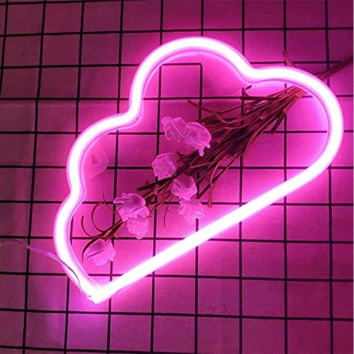 YOULIGHTS Neon Cloud sign,cloud led light Wall Light Night Lights, Battery or USB Powered Neon Lights for Wall Decor, Bedroom, Living Room, Bar,