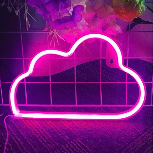 YOULIGHTS Neon Cloud sign,cloud led light Wall Light Night Lights, Battery or USB Powered Neon Lights for Wall Decor, Bedroom, Living Room, Bar,