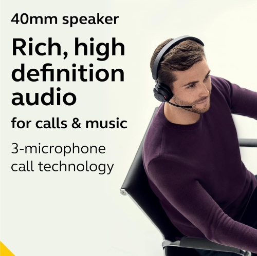 Jabra Evolve2 65 USB-A UC Mono - Black Wireless Headset/Music Headphones