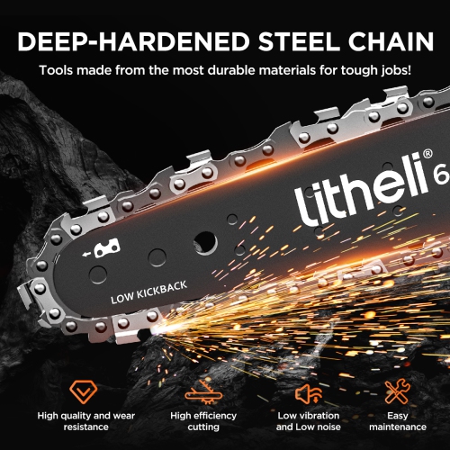 Litheli U20 Brushless Mini Chainsaw with DynaDrive Motor