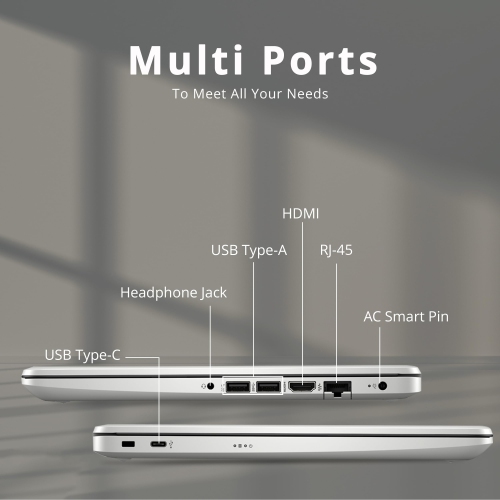 HP Stream 14" HD Laptop, Intel Celeron N4120, 224GB Storage(64GB eMMC+160GB Docking Station Set), 8GB RAM, Intel UHD Graphics, 720p HD Webcam, 1 Year