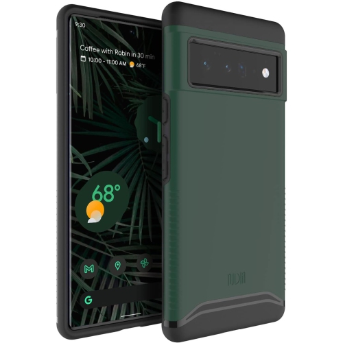 Étui double couche Merge de TUDIA pour Pixel 6 Pro de Google - Vert chasseur