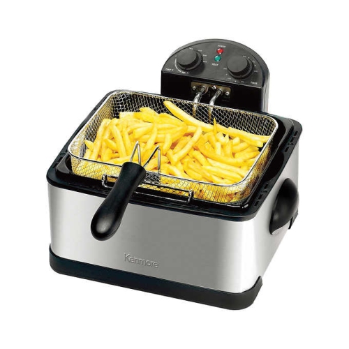 Kenmore 4 L Basket Deep Fryer, Stainless Steel
