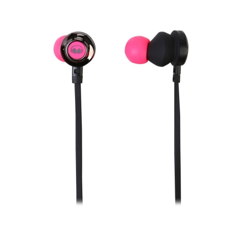 Tout nouveau – Écouteurs intra-auriculaires haute définition Clarity HD de Monster – Rose néon