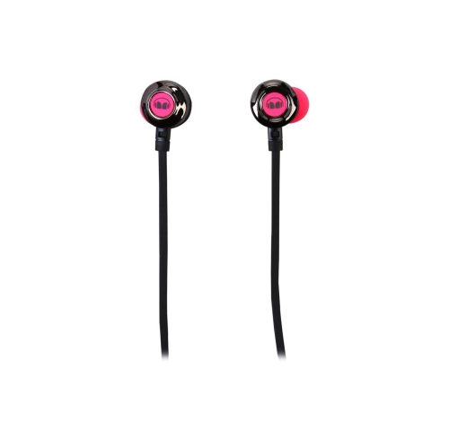Tout nouveau – Écouteurs intra-auriculaires haute définition Clarity HD de Monster – Rose néon