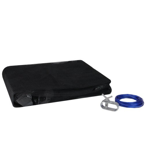 15' Black Deluxe Above Ground Closing Swimming Pool Leaf Net Cover