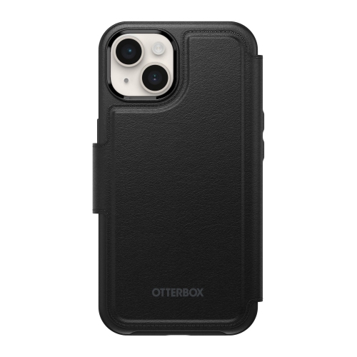 OtterBox MagSafe iPhone 14 Plastic Fitted Folio Case – Black