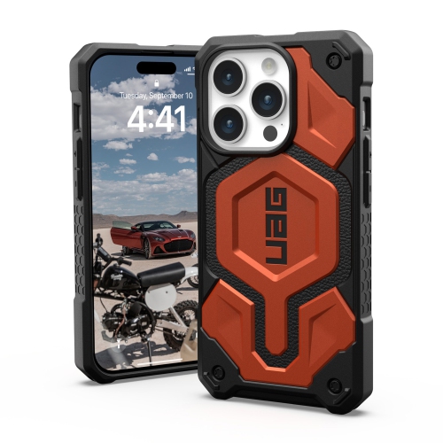 UAG Monarch Pro iPhone 15 Pro Plastic Fitted Hard Shell Case – Red