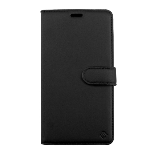 Uunique London Nutrisiti 2-in-1 Eco Leather iPhone 15 Pro Plastic Fitted Folio Case – Black