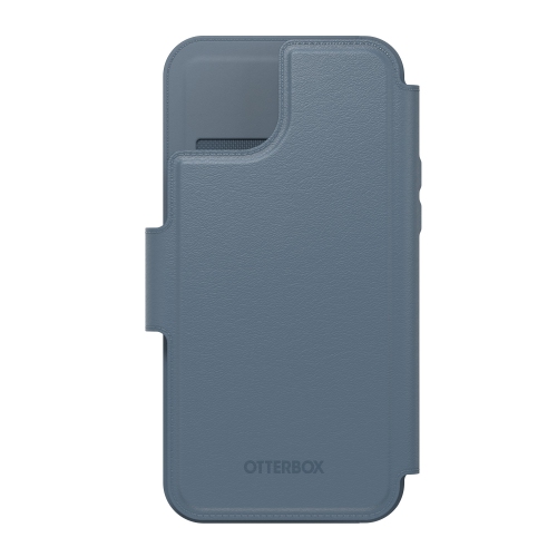 OtterBox MagSafe iPhone: 15 Plus, 14 Plus Plastic Fitted Folio Case – Blue