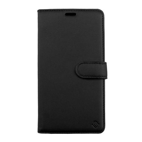 Uunique London Nutrisiti 2-in-1 Eco Leather iPhone: 15 Plus, 14 Plus Plastic Fitted Folio Case – Black