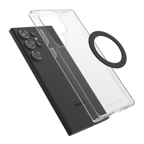 Étui rigide ajusté en plastique nan de Case-Mate pour bagues MagSafe – Noir