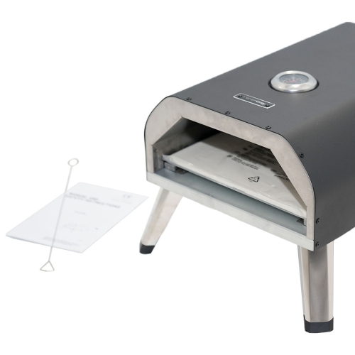 MotionGrey Gas Pizza Oven – Bar Outdoor Propane Pizza Oven - Portable Pizza Oven For 12 Inch Pizzas – Ideal for Any Outdoor Cooking Enthusiast