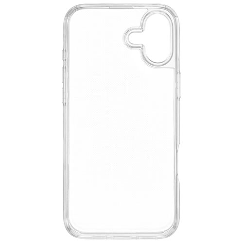 Étui rigide ajusté d'Insignia pour iPhone 16 Plus - Transparent - Exclusivité de Best Buy