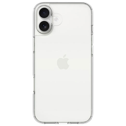 Étui rigide ajusté d'Insignia pour iPhone 16 Plus - Transparent - Exclusivité de Best Buy