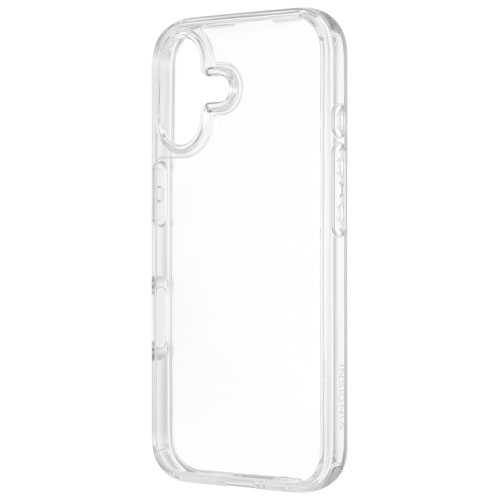 Étui rigide ajusté d'Insignia pour iPhone 16 - Transparent - Exclusivité de Best Buy