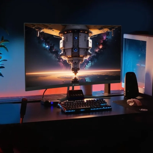 27-Inch Curved Gaming Monitor 240Hz, 1ms GTG, FHD 1080P, 99% sRGB, 1800R VA Panel, Freesync, HDMI/DP Ports, Wall-Mountable, Tilt Adjustable, Eye Care