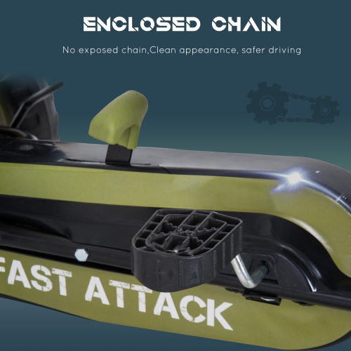 Aosom Kids Pedal Go Kart, Ride On Car Toy with Adjustable Seat, EVA Tyres, Safety Hand Brake, for Boys Girls Ages 3-6 Years Old, Green