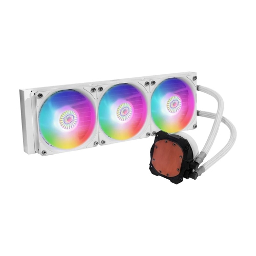 REFROIDISSEUR LIQUIDE DE processeur ARGB V2&nbsp;mm ML360&nbsp;L de Cooler Master, blanc