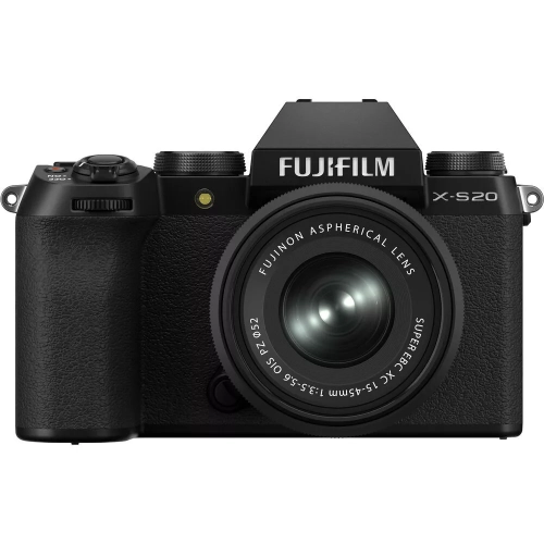 FUJIFILM X-S20 Mirrorless Camera with 15-45mm Lens 16781943 - Bundle