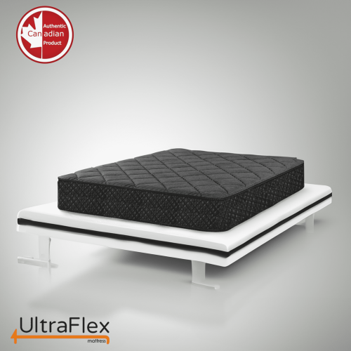 Ultraflex DiamondDream, matelas hybride ferme de 11 po, enveloppe en mousse certifiée CertiPUR-US®, soulagement de la pression et sommeil plus frais