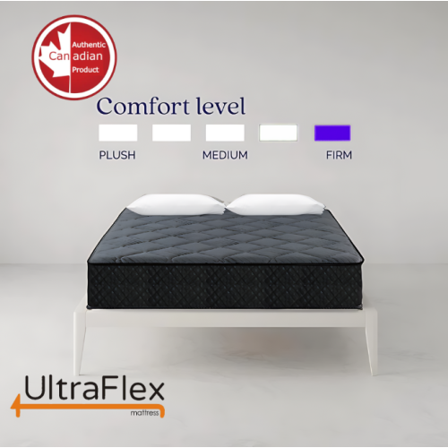 UltraFlex DiamondDream, 11" Firm Hybrid Mattress, CertiPUR-US® Certified Foam Encasement, Pressure Relieving and Cooler Sleep
