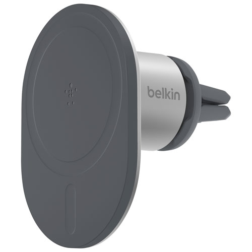 Fixation magnétique pour bouche d'air avec MagSafe de Belkin pour iPhone 15/14/13/12 Pro Max, Pro et mini