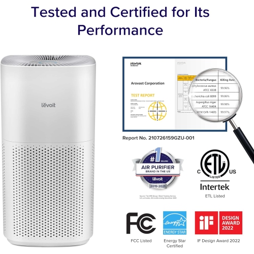 LEVOIT Air Purifiers for Large Room Home up to 3175 Sq Ft,Smart WiFi Alexa Control,PM2.5 Monitor,H13 True HEPA Air Filter Removes 99.97% of
