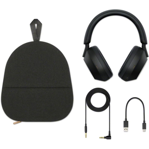 Refurbished(Excellent) - Sony WH-1000XM5 Over-Ear Noise Cancelling Bluetooth Headphones - Black